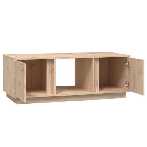 Sofabord 110x50x40 cm massivt fyrretræ