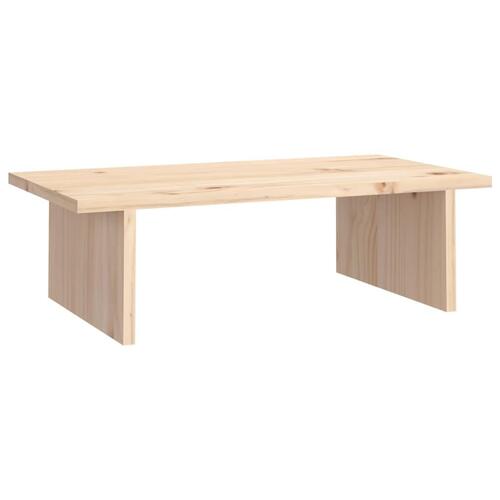 Skærmholder 50x27x15 cm massivt fyrretræ
