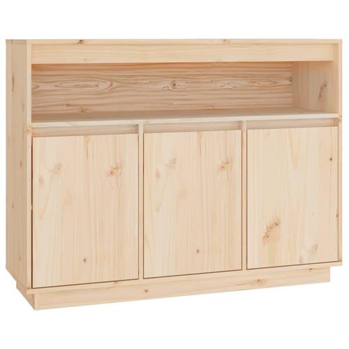 Skænk 104,5x34x80 cm massivt fyrretræ