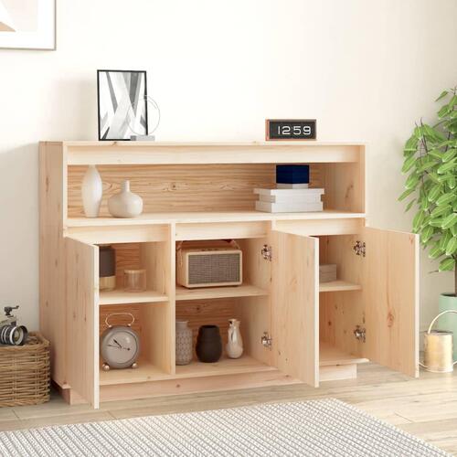 Skænk 104,5x34x80 cm massivt fyrretræ