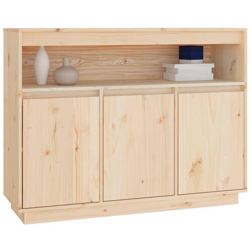Skænk 104,5x34x80 cm massivt fyrretræ