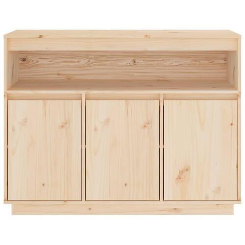 Skænk 104,5x34x80 cm massivt fyrretræ