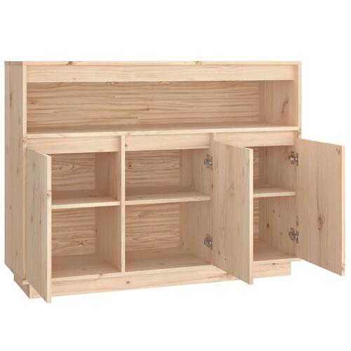 Skænk 104,5x34x80 cm massivt fyrretræ