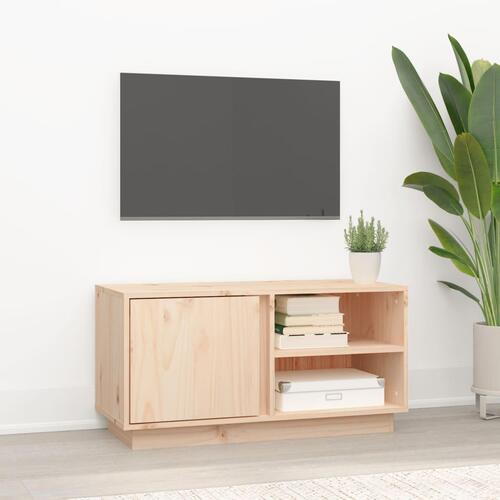 Tv-bord 80x35x40,5 cm massivt fyrretræ