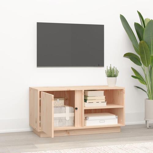 Tv-bord 80x35x40,5 cm massivt fyrretræ