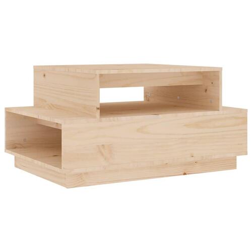 Sofabord 80x55x40,5 cm massivt fyrretræ
