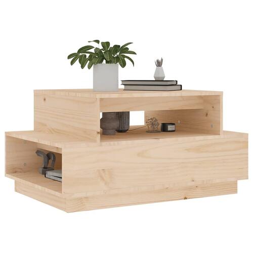 Sofabord 80x55x40,5 cm massivt fyrretræ