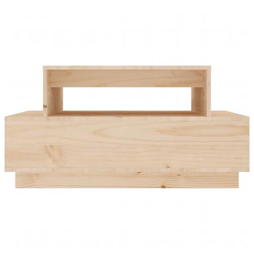 Sofabord 80x55x40,5 cm massivt fyrretræ