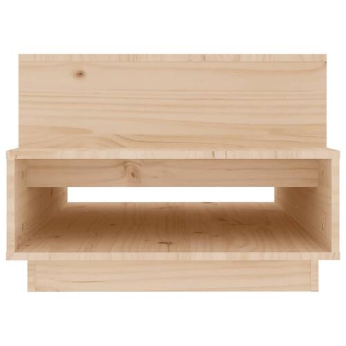 Sofabord 80x55x40,5 cm massivt fyrretræ