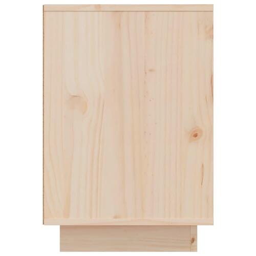 Sengeborde 2 stk. 50x34x50 cm massivt fyrretræ