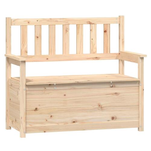 Bænk 112,5x51x,5x96,5 cm massivt fyrretræ