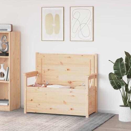 Bænk 112,5x51x,5x96,5 cm massivt fyrretræ