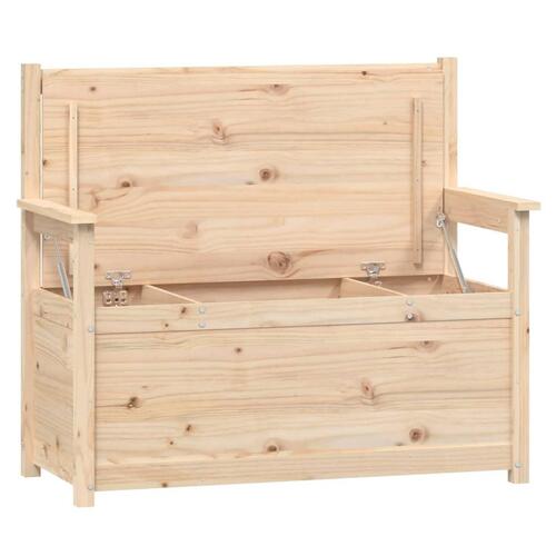 Bænk 112,5x51x,5x96,5 cm massivt fyrretræ