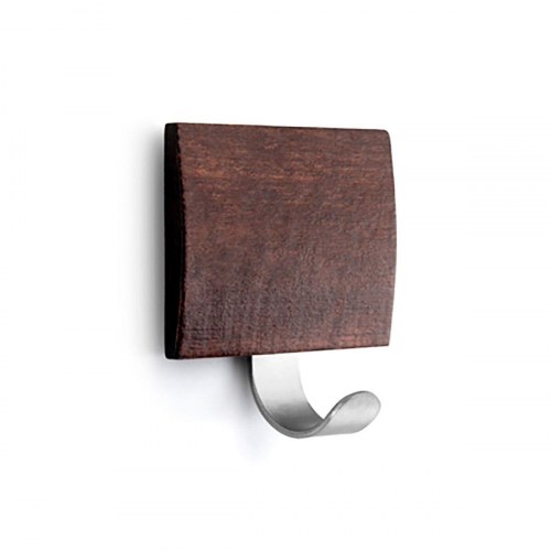 Inofix krog til ophæng - wengue, 51 × 45 × 24 mm