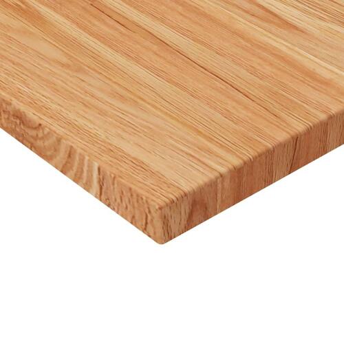 Bordplade til badeværelse 80x40x2,5 cm massivt træ lysebrun