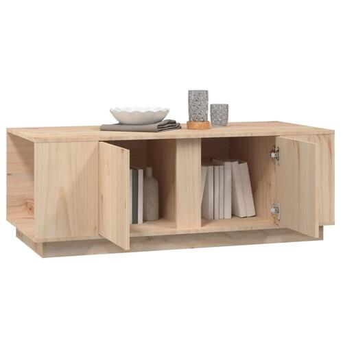 Sofabord 110x50x40 cm massivt fyrretræ