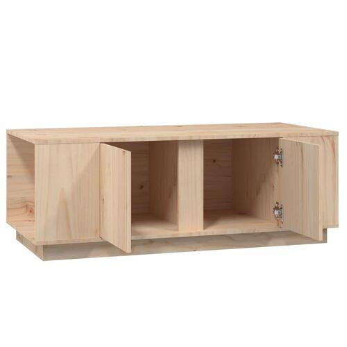 Sofabord 110x50x40 cm massivt fyrretræ