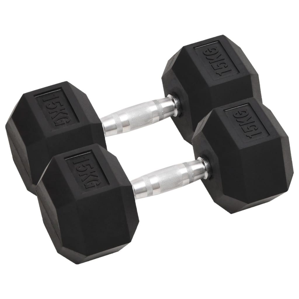 Håndvægte 2 stk. 30 kg støbejern