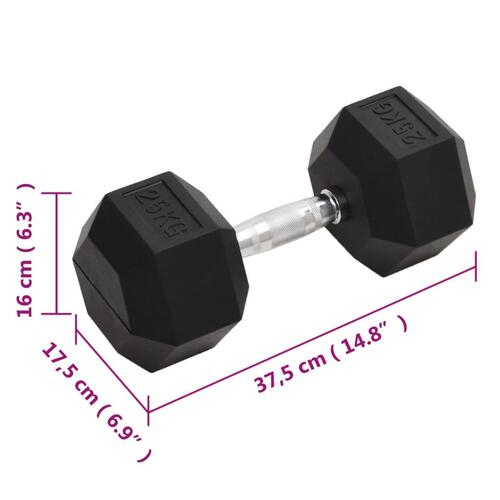 Håndvægt 25 kg støbejern