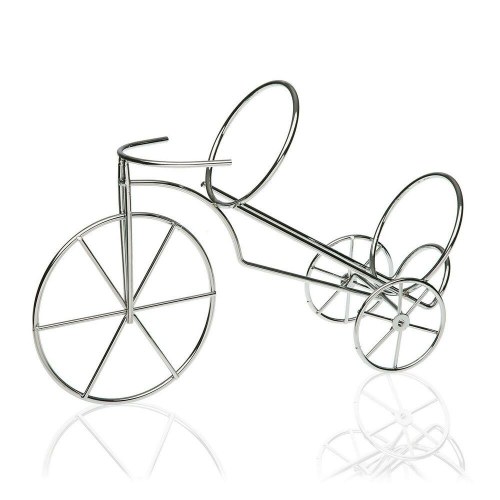 Versa flaskestativ i metal - cykel design (22,5 × 16,5 × 18 cm)
