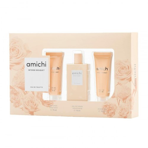 Parfume gaveæske til kvinder Amichi Intense Bouquet - 3 dele