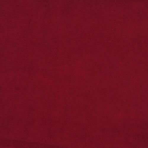 Bænk 100x35x41 cm velour vinrød