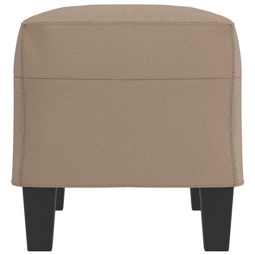 Bænk 70x35x41 cm kunstlæder cappuccinofarvet