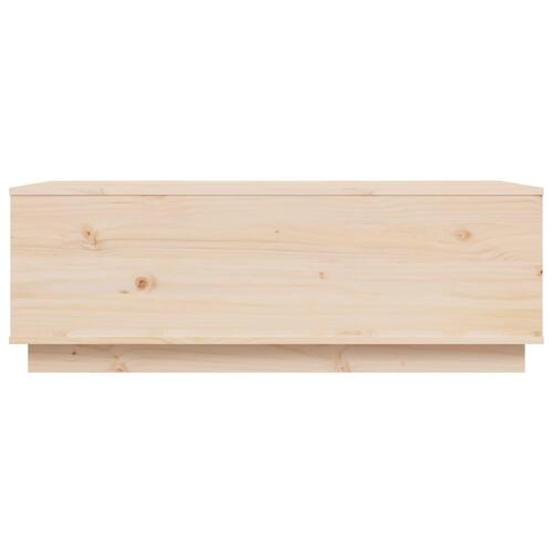 Sofabord 100x50x35 cm massivt fyrretræ
