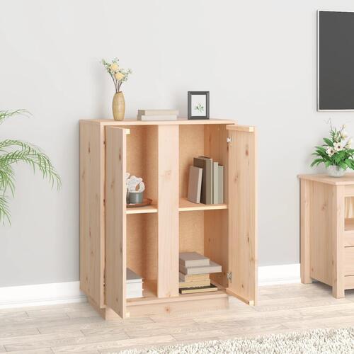 Skænk 60x35x80 cm massivt fyrretræ