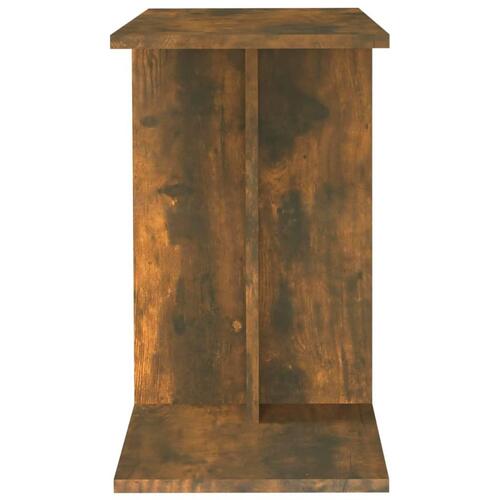 Sidebord 50x30x50 cm konstrueret træ røget egetræsfarve