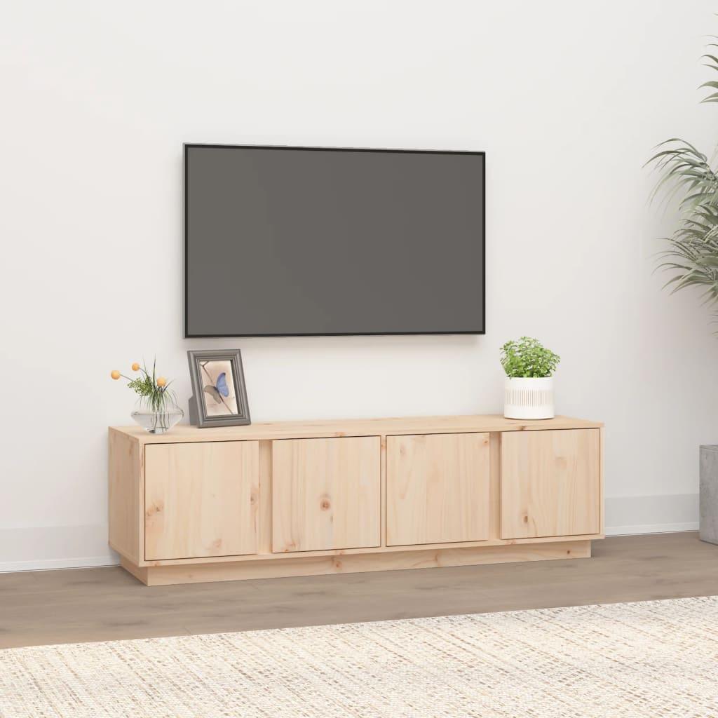 Tv-bord 140x40x40 cm massivt fyrretræ