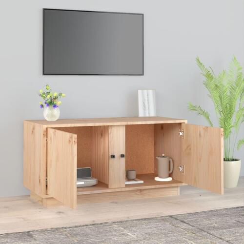 Tv-bord 80x35x40,5 cm massivt fyrretræ