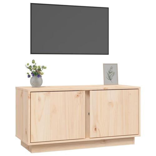 Tv-bord 80x35x40,5 cm massivt fyrretræ