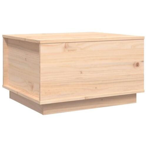 Sofabord 60x50x35 cm massivt fyrretræ