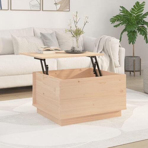 Sofabord 60x50x35 cm massivt fyrretræ