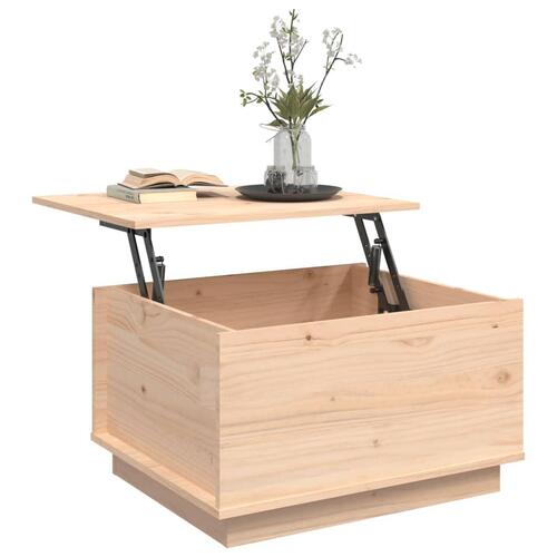 Sofabord 60x50x35 cm massivt fyrretræ