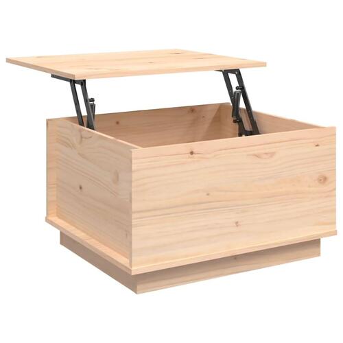 Sofabord 60x50x35 cm massivt fyrretræ