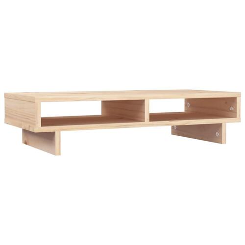 Skærmholder 60x27x14 cm massivt fyrretræ
