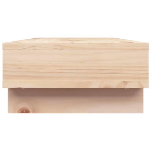 Skærmholder 60x27x14 cm massivt fyrretræ