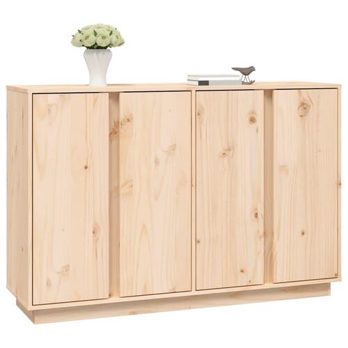 Skænk 120x35x80 cm massivt fyrretræ