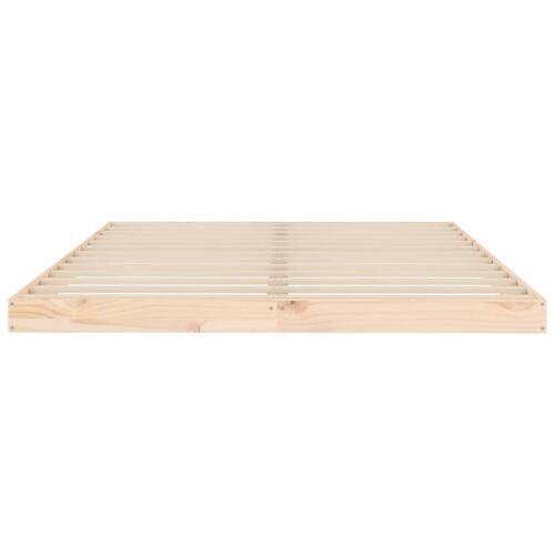 Sengeramme 140x200 cm massivt fyrretræ