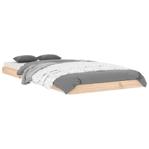 Sengeramme 90x200 cm massivt fyrretræ