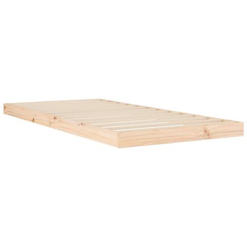 Sengeramme 90x200 cm massivt fyrretræ