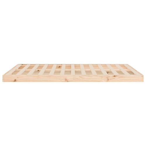 Sengeramme 135x190 cm massivt fyrretræ