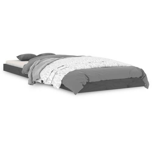 Sengeramme 75x190 cm Small Single massivt fyrretræ grå