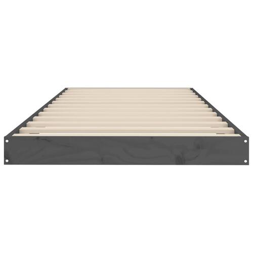 Sengeramme 75x190 cm Small Single massivt fyrretræ grå