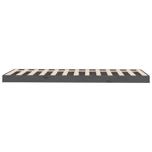 Sengeramme 75x190 cm Small Single massivt fyrretræ grå