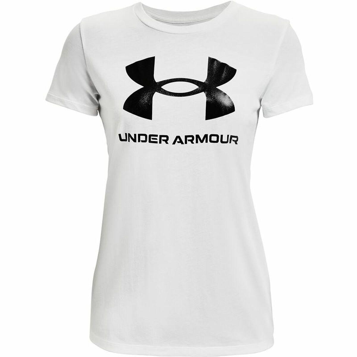 Kortærmet T-shirt til Kvinder Under Armour Sportstyle Hvid M
