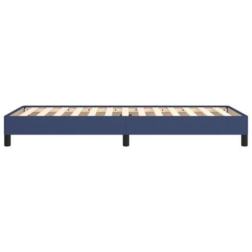Sengeramme 100x200 cm stof blå