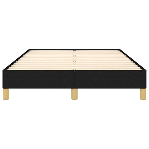 Sengeramme uden madras Sort 120x200 cm Stof
